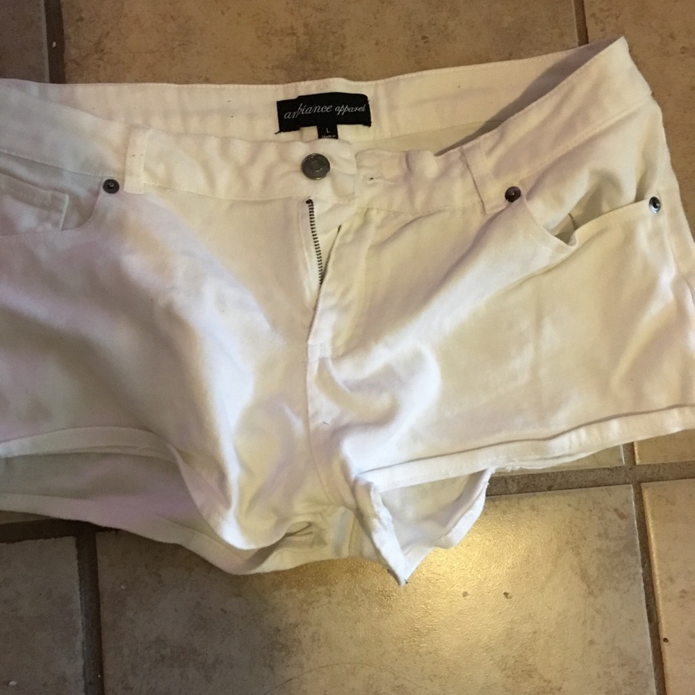 White shorts